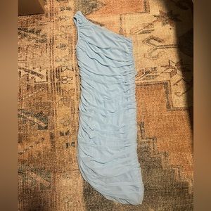 Baby blue cocktail dress